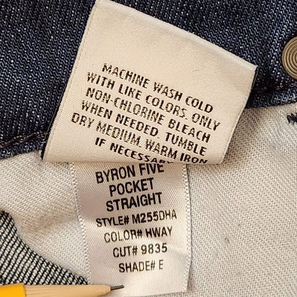 👖 HUDSON Byron Denim 👩🏻🧑 Unisex Jeans Five Straight Buttons Jeans sz 29 - Picture 10 of 16